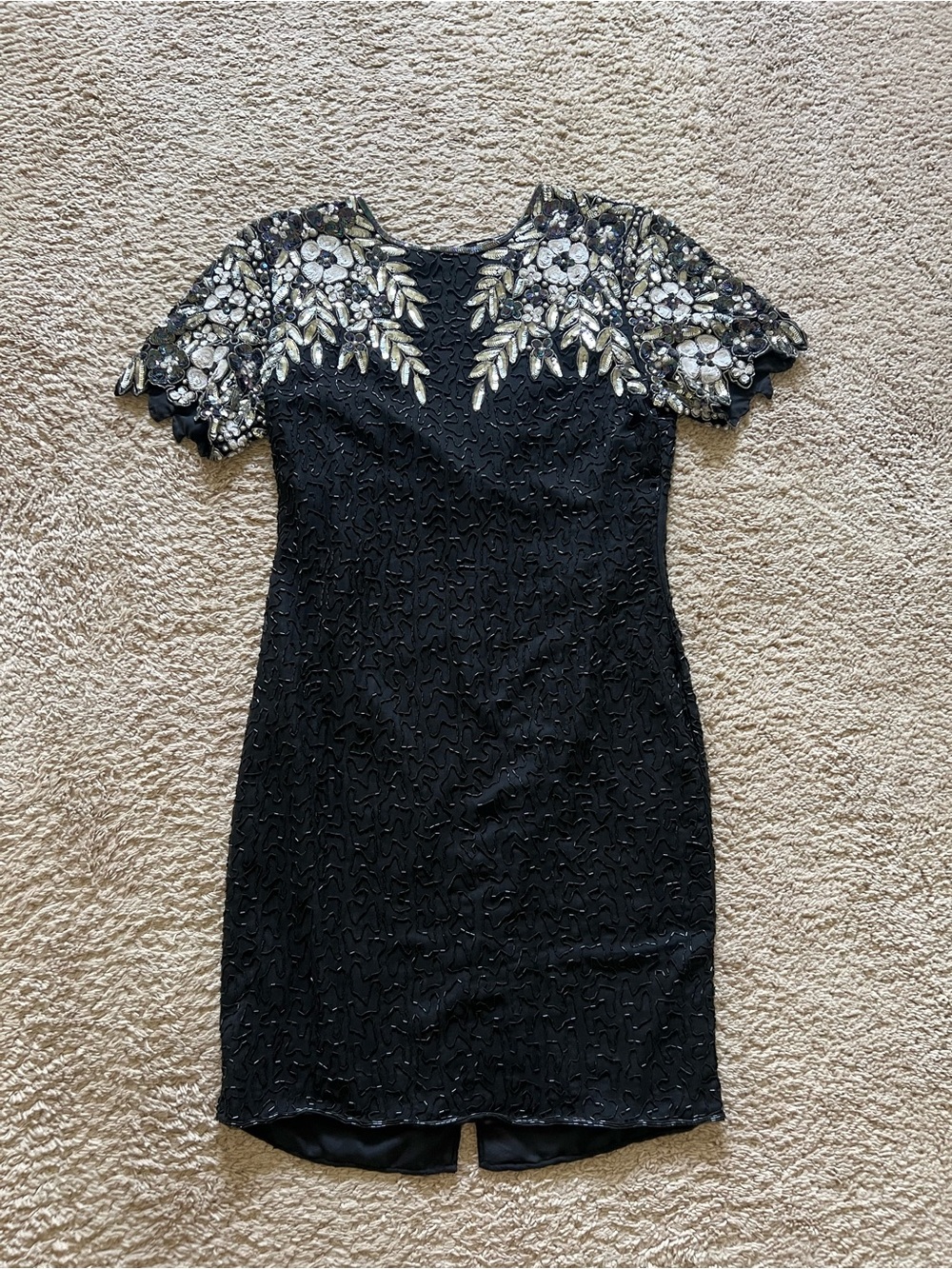 Stenay 100% Silk Beaded Cocktail Dress